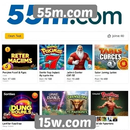 Comparação do 55m.com com outros sites de jogos