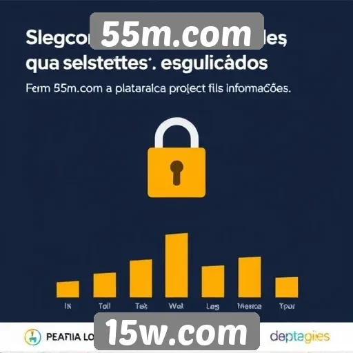 Estudo sobre a segurança de dados em 55m.com